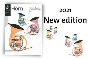 Horn Technical work & orchestral excerpts 2021 front cover