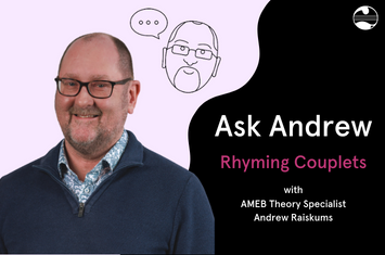 Ask Andrew: Rhyming Couplets