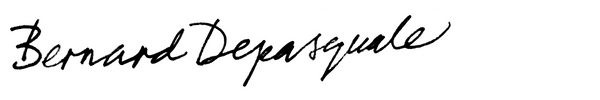 Bernard Depasquale signature