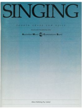 Singing Vintage Low Voice Series 1 Grade 4