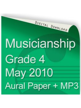 Musicianship May 2010 Grade 4 Aural