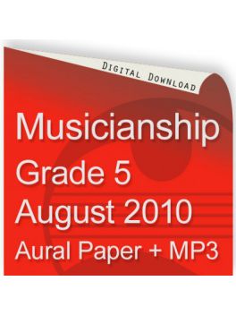 Musicianship August 2010 Grade 5 Aural