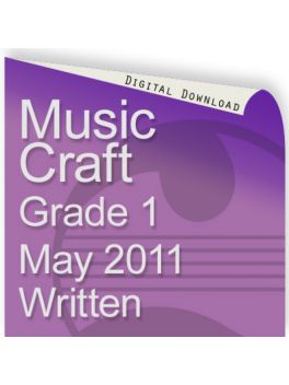 Music Craft May 2011 Grade 1 Written