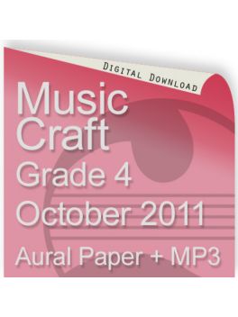 Music Craft October 2011 Grade 4 Aural