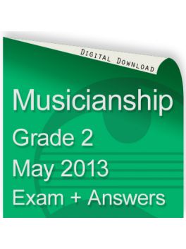 Musicianship May 2013 Grade 2 Written