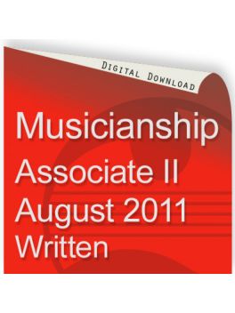 Musicianship August 2013 Associate Section II Written