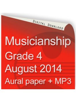 Musicianship August 2014 Grade 4 Aural
