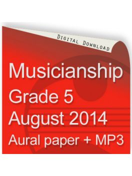 Musicianship August 2014 Grade 5 Aural