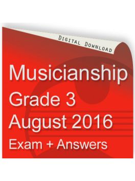 Musicianship August 2016 Grade 3