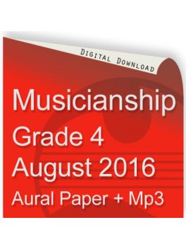 Musicianship August 2016 Grade 4 Aural