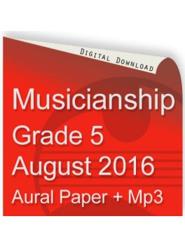 Musicianship August 2016 Grade 5 Aural