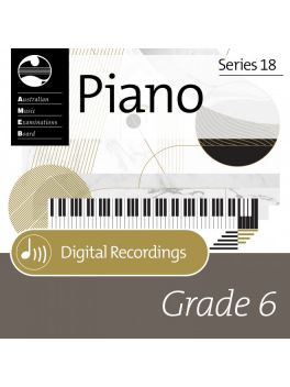Piano Series 18 Grade 6 Recording (digital)
