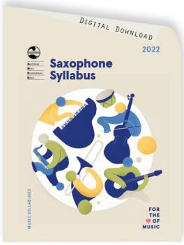 2022 Saxophone Syllabus