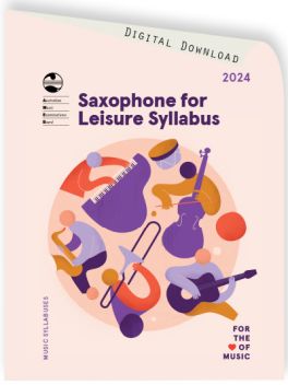 2024 Saxophone for Leisure Syllabus
